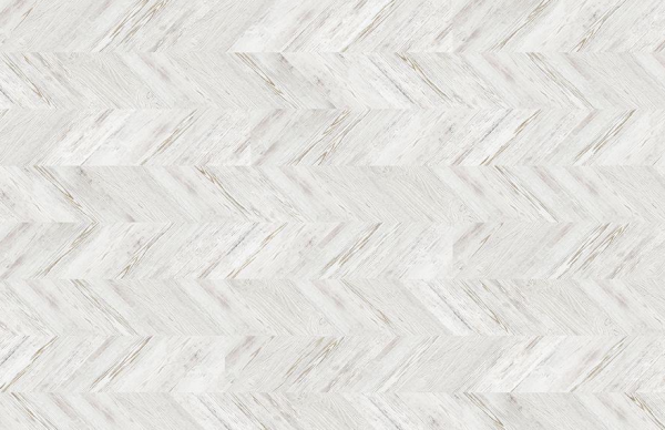 Пробковое покрытие CorkStyle Chevron White (1235*305*6 мм) HC